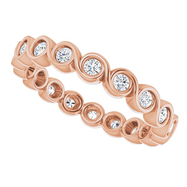 3/8 CTW Natural Diamond Eternity Band, 2.6 mm
