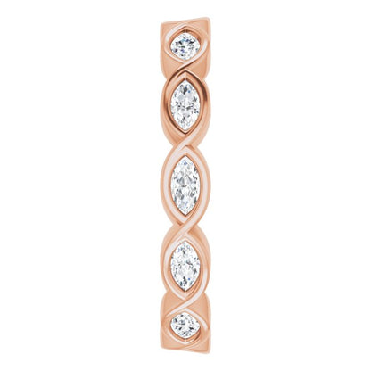 1/2 CTW Natural Diamond Eternity Band, 3 mm