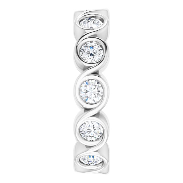 1 1/5 CTW Natural Diamond Eternity Band, 4.69 mm