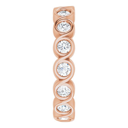 7/8 CTW Natural Diamond Eternity Band, 4.01 mm