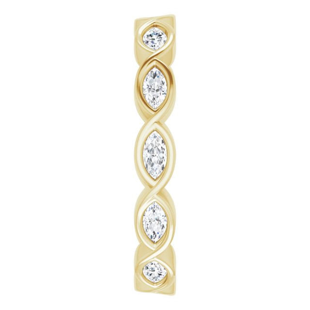1/2 CTW Natural Diamond Eternity Band, 3 mm