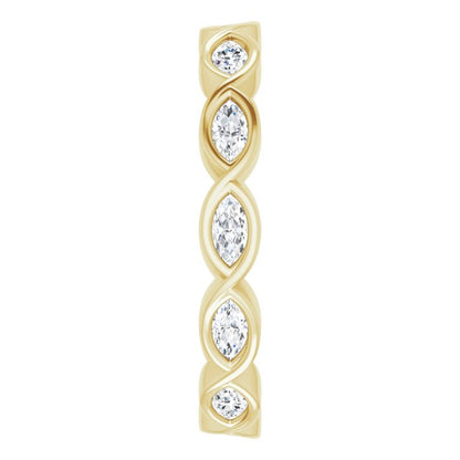 1/2 CTW Natural Diamond Eternity Band, 3 mm