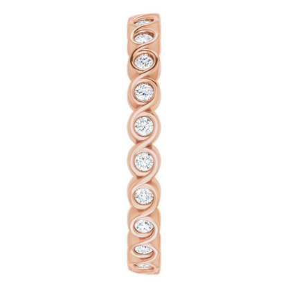 1/3 CTW Natural Diamond Eternity Band, 4.52 mm