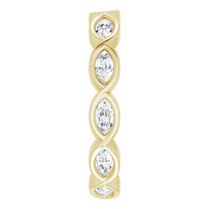 5/8 CTW Natural Diamond Eternity Band, 3.39 mm