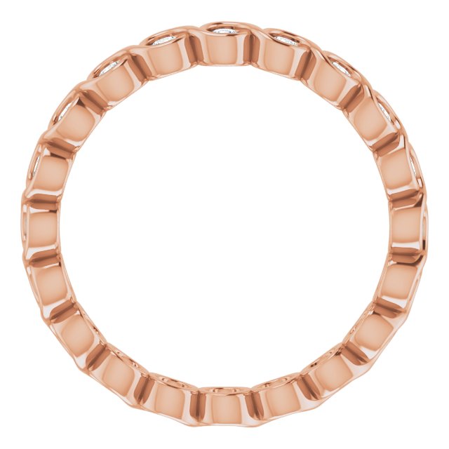 3/8 CTW Natural Diamond Eternity Band, 2.6 mm