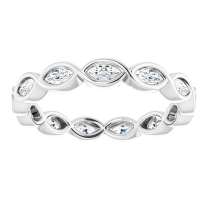 1/2 CTW Natural Diamond Eternity Band, 3 mm