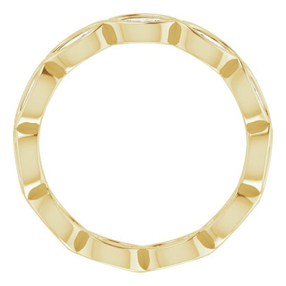 5/8 CTW Natural Diamond Eternity Band, 3.39 mm
