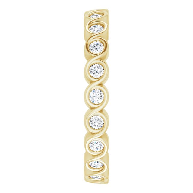 3/8 CTW Natural Diamond Eternity Band, 2.6 mm