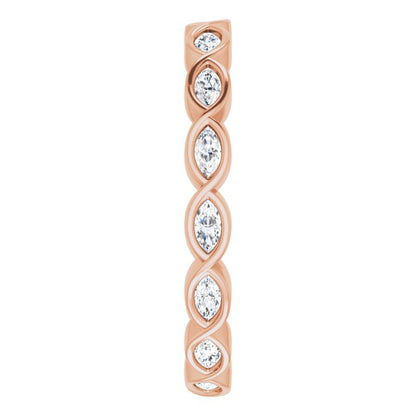 1/2 CTW Natural Diamond Eternity Band, 3.16 mm