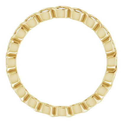 3/8 CTW Natural Diamond Eternity Band, 2.6 mm