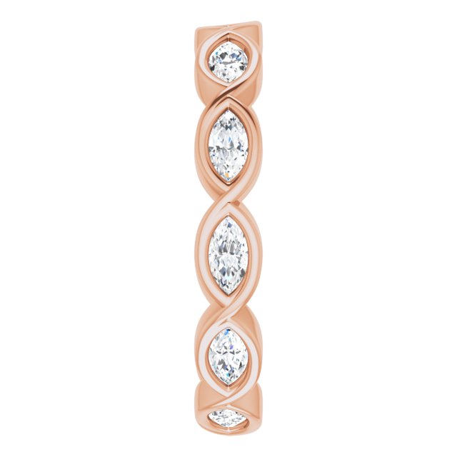3/4 CTW Natural Diamond Eternity Band, 3.84 mm