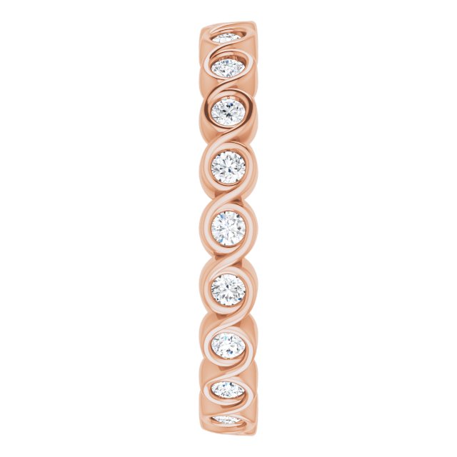 3/8 CTW Natural Diamond Eternity Band, 2.6 mm