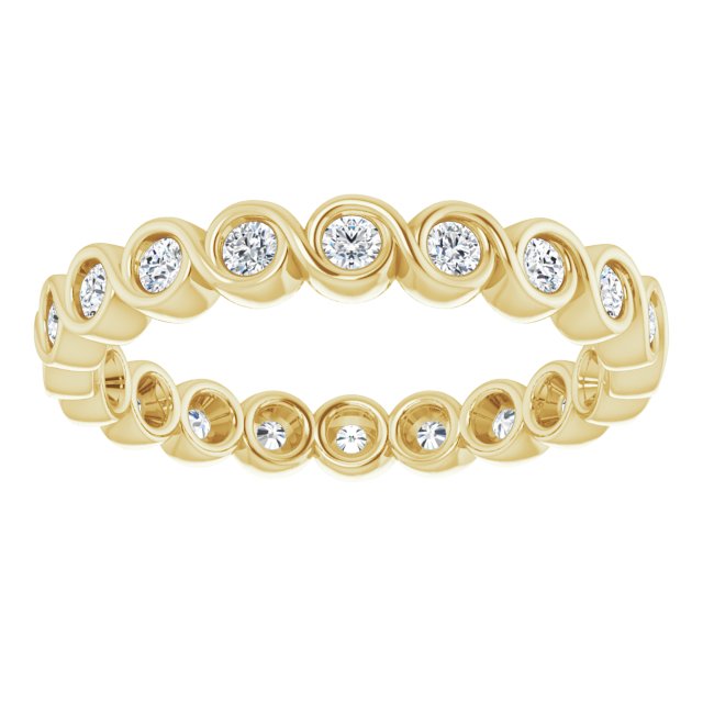 3/8 CTW Natural Diamond Eternity Band, 2.6 mm