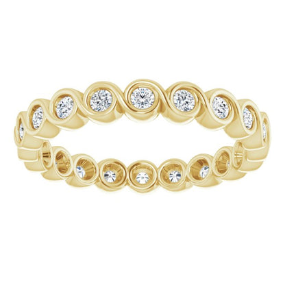 3/8 CTW Natural Diamond Eternity Band, 2.6 mm
