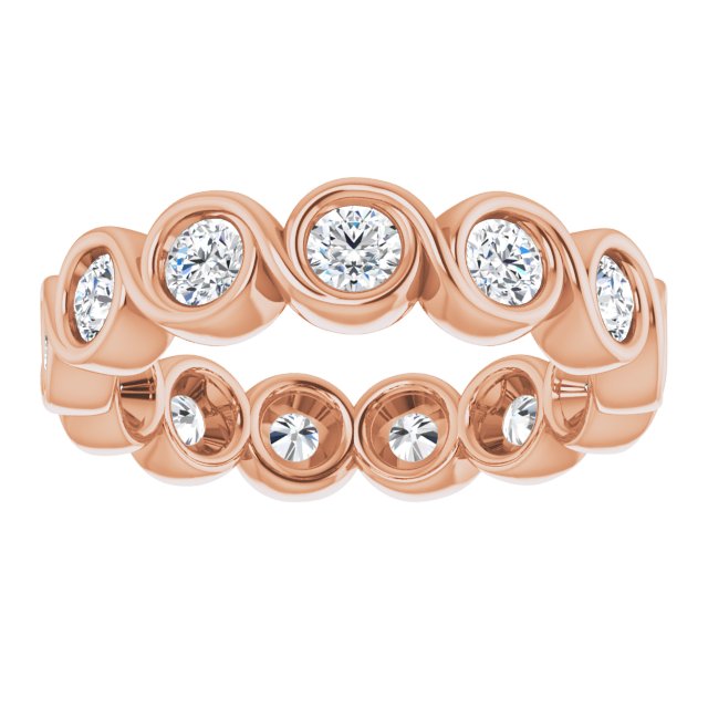 1 1/3 CTW Natural Diamond Eternity Band, 4.01 mm