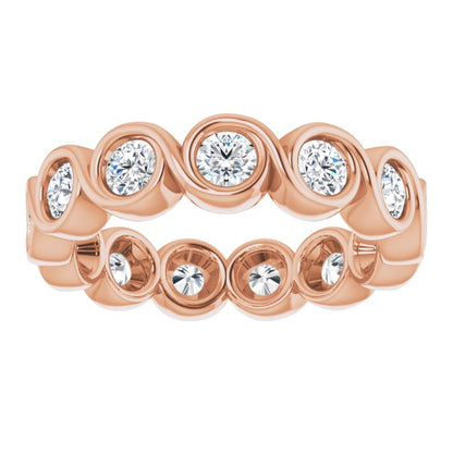 1 1/3 CTW Natural Diamond Eternity Band, 4.01 mm