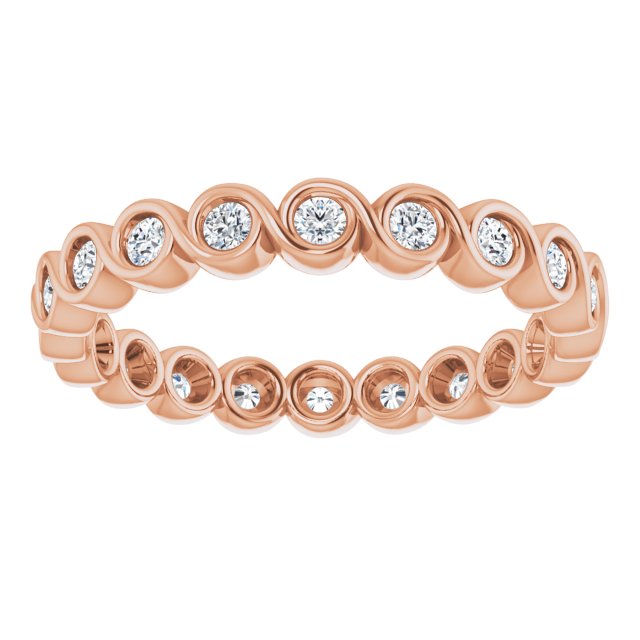 3/8 CTW Natural Diamond Eternity Band, 2.6 mm