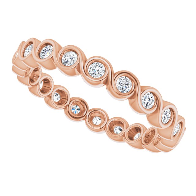3/8 CTW Natural Diamond Eternity Band, 2.6 mm