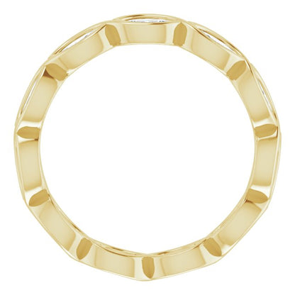3/4 CTW Natural Diamond Eternity Band, 3.84 mm