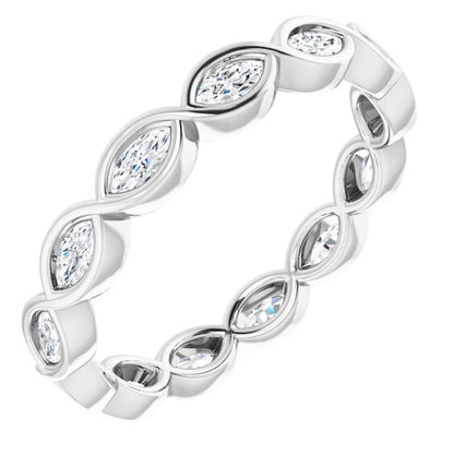1/2 CTW Natural Diamond Eternity Band, 3 mm