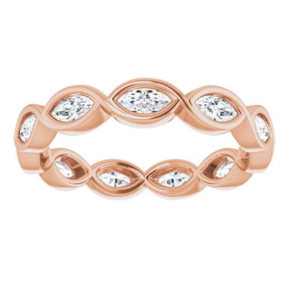 3/4 CTW Natural Diamond Eternity Band, 3.84 mm