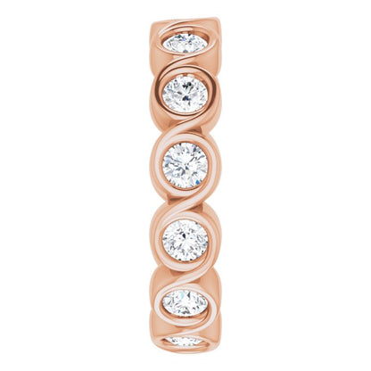 1 1/3 CTW Natural Diamond Eternity Band, 4.01 mm