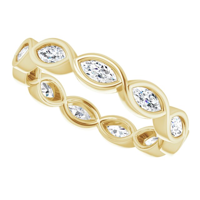 3/4 CTW Natural Diamond Eternity Band, 3.84 mm