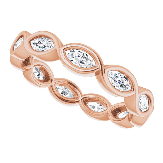 3/4 CTW Natural Diamond Eternity Band, 3.84 mm