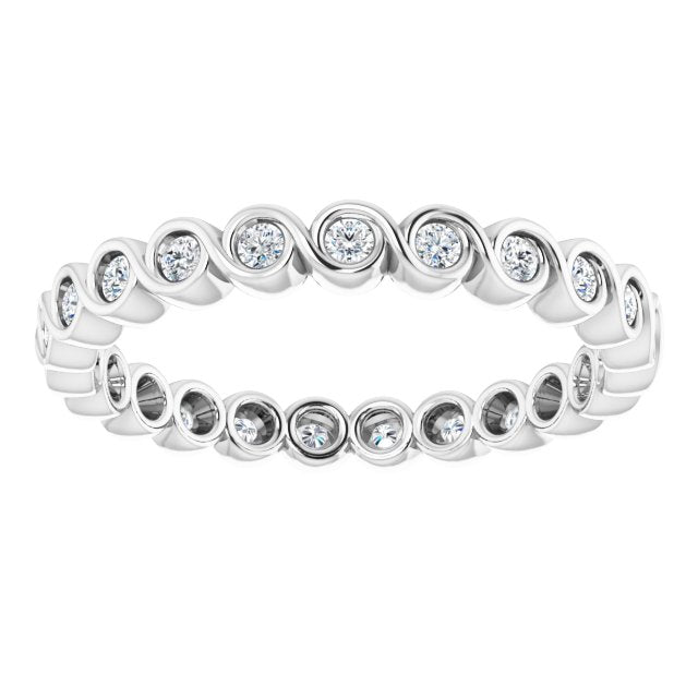 1/3 CTW Natural Diamond Eternity Band, 2.66 mm