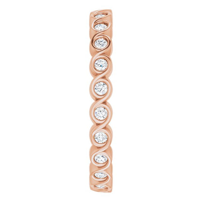 1/3 CTW Natural Diamond Eternity Band, 4.52 mm