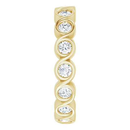 9/10 CTW Natural Diamond Eternity Band, 3.66 mm