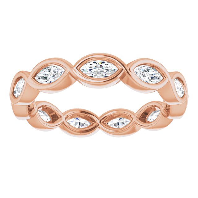 3/4 CTW Natural Diamond Eternity Band, 3.84 mm