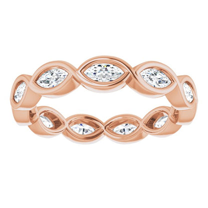 3/4 CTW Natural Diamond Eternity Band, 3.84 mm