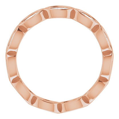 3/4 CTW Natural Diamond Eternity Band, 3.84 mm