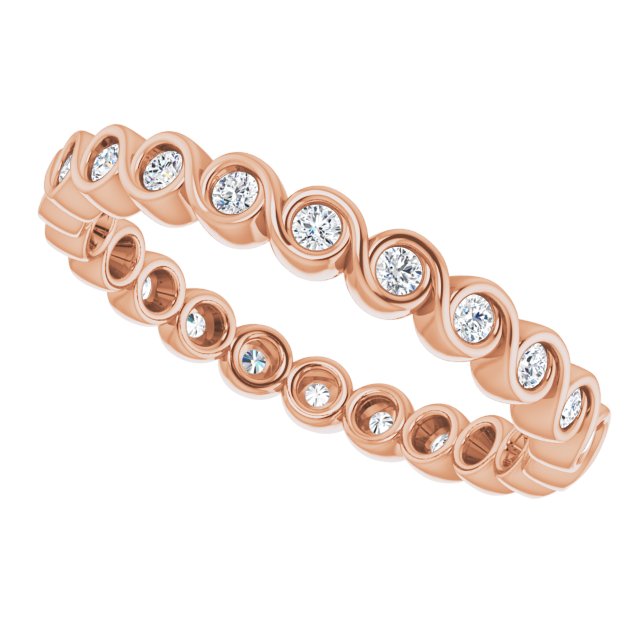 1/3 CTW Natural Diamond Eternity Band, 4.52 mm
