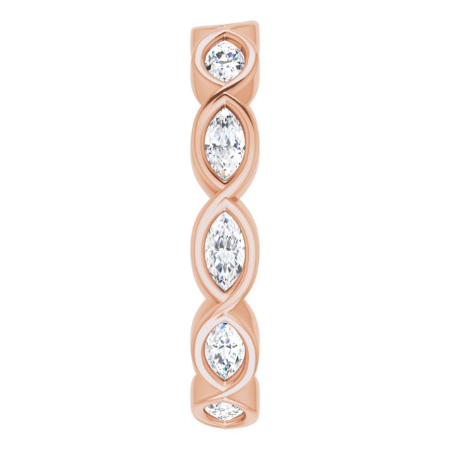 3/4 CTW Natural Diamond Eternity Band, 3.84 mm