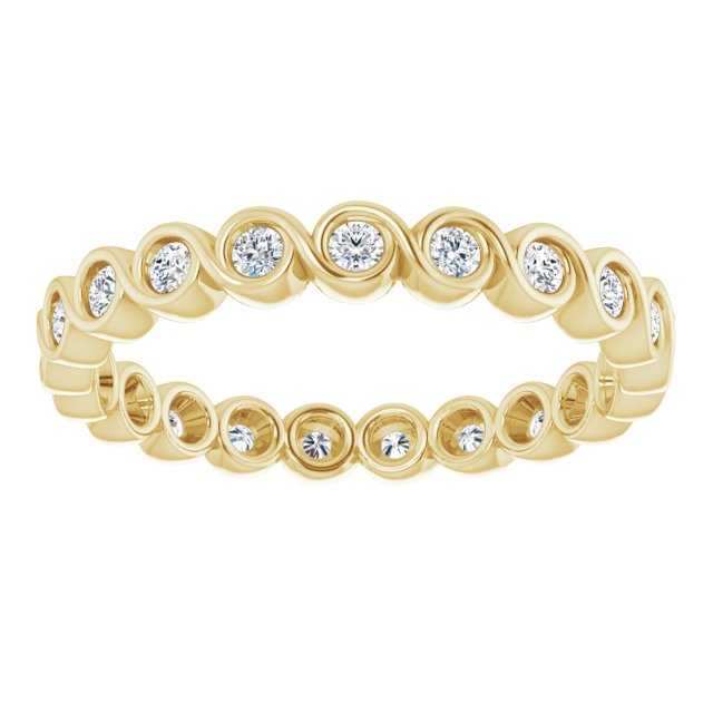3/8 CTW Natural Diamond Eternity Band, 2.6 mm