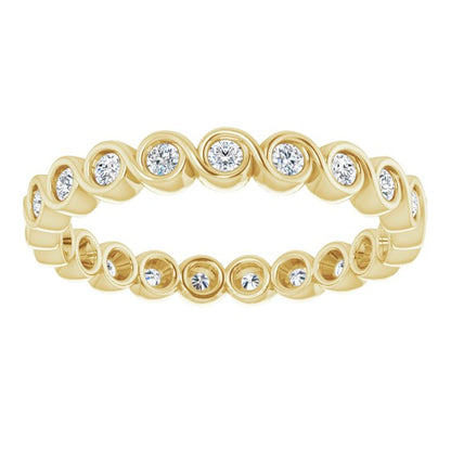 3/8 CTW Natural Diamond Eternity Band, 2.6 mm