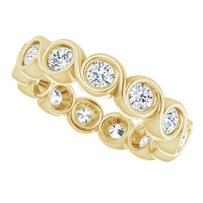 1 1/5 CTW Natural Diamond Eternity Band, 4.69 mm