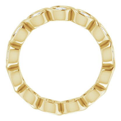 1 1/5 CTW Natural Diamond Eternity Band, 4.69 mm