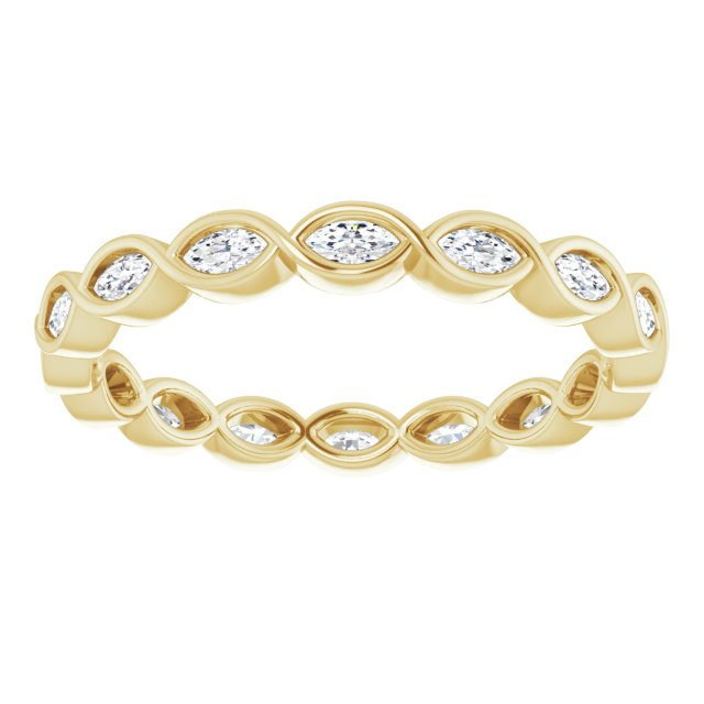 3/8 CTW Natural Diamond Eternity Band, 2.59 mm