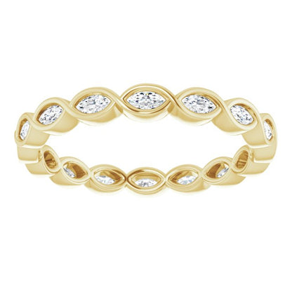 3/8 CTW Natural Diamond Eternity Band, 2.59 mm