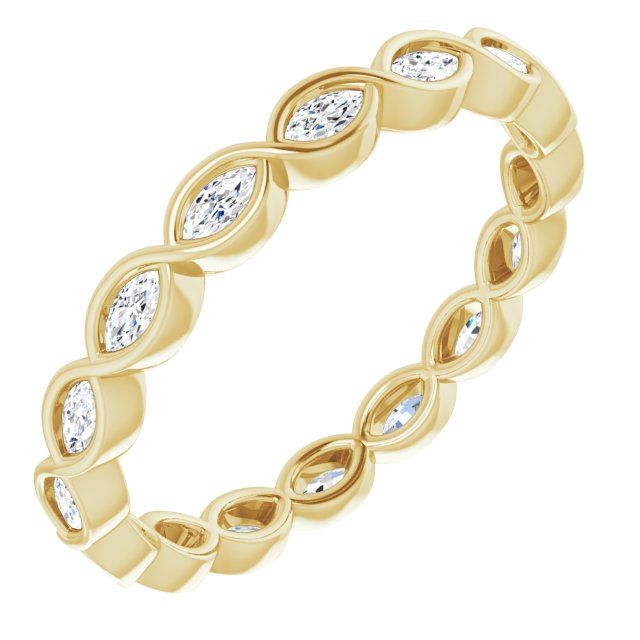 3/8 CTW Natural Diamond Eternity Band, 2.59 mm