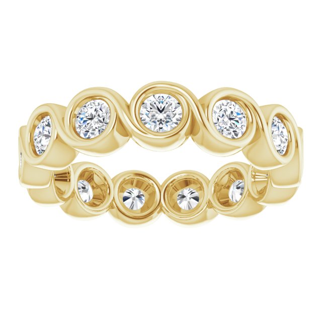 1 1/5 CTW Natural Diamond Eternity Band, 4.69 mm