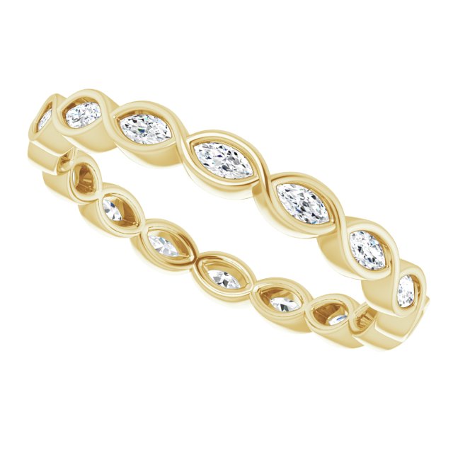 3/8 CTW Natural Diamond Eternity Band, 2.59 mm