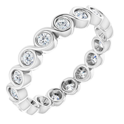 3/4 CTW Natural Diamond Eternity Band, 3.66 mm