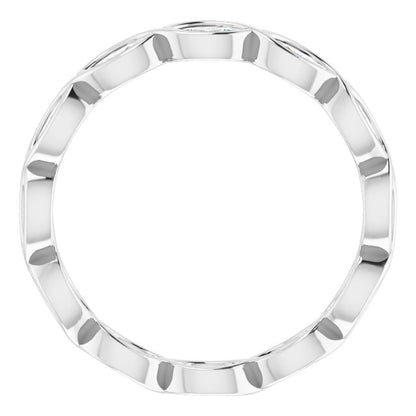5/8 CTW Natural Diamond Eternity Band, 3.39 mm