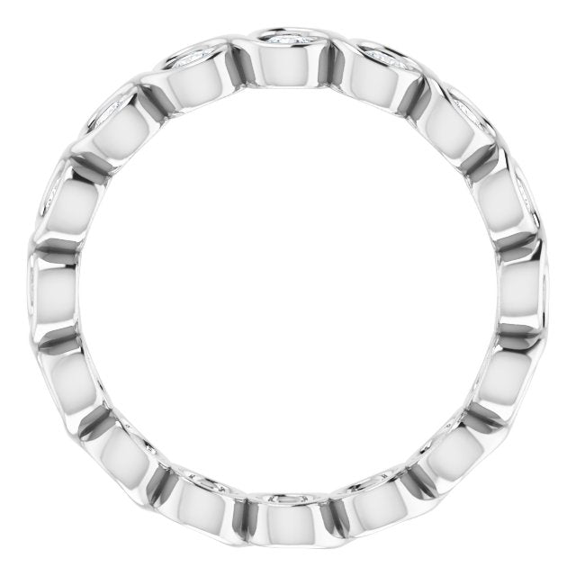 7/8 CTW Natural Diamond Eternity Band, 4.01 mm