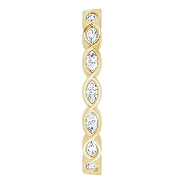 3/8 CTW Natural Diamond Eternity Band, 2.59 mm