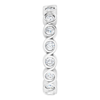 3/4 CTW Natural Diamond Eternity Band, 3.66 mm